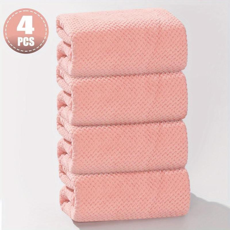 4 Pack Oversized Bath Towels Set - 35"X70" Extra Large Super Absorbent Quick-Drying Microfiber - Ultra Soft Bath Sheets for Spa, Gym, Travel & Home - Perfect Gift for Valentine'S Day, Family & Fitness Lovers