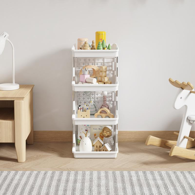 Lifewit Stackable Storage Bins Baskets for Closet, Playroom, Kitchen, Food & Pantry Organization, Large Capacity Storage Containers