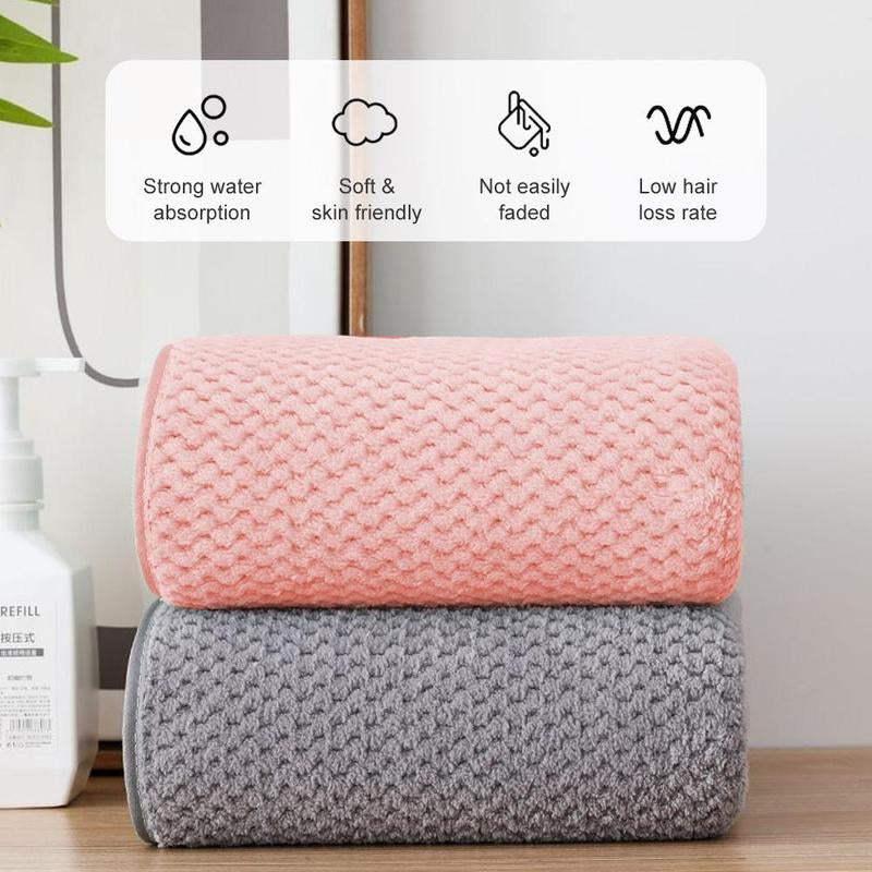 4 Pack Oversized Bath Towels Set - 35"X70" Extra Large Super Absorbent Quick-Drying Microfiber - Ultra Soft Bath Sheets for Spa, Gym, Travel & Home - Perfect Gift for Valentine'S Day, Family & Fitness Lovers