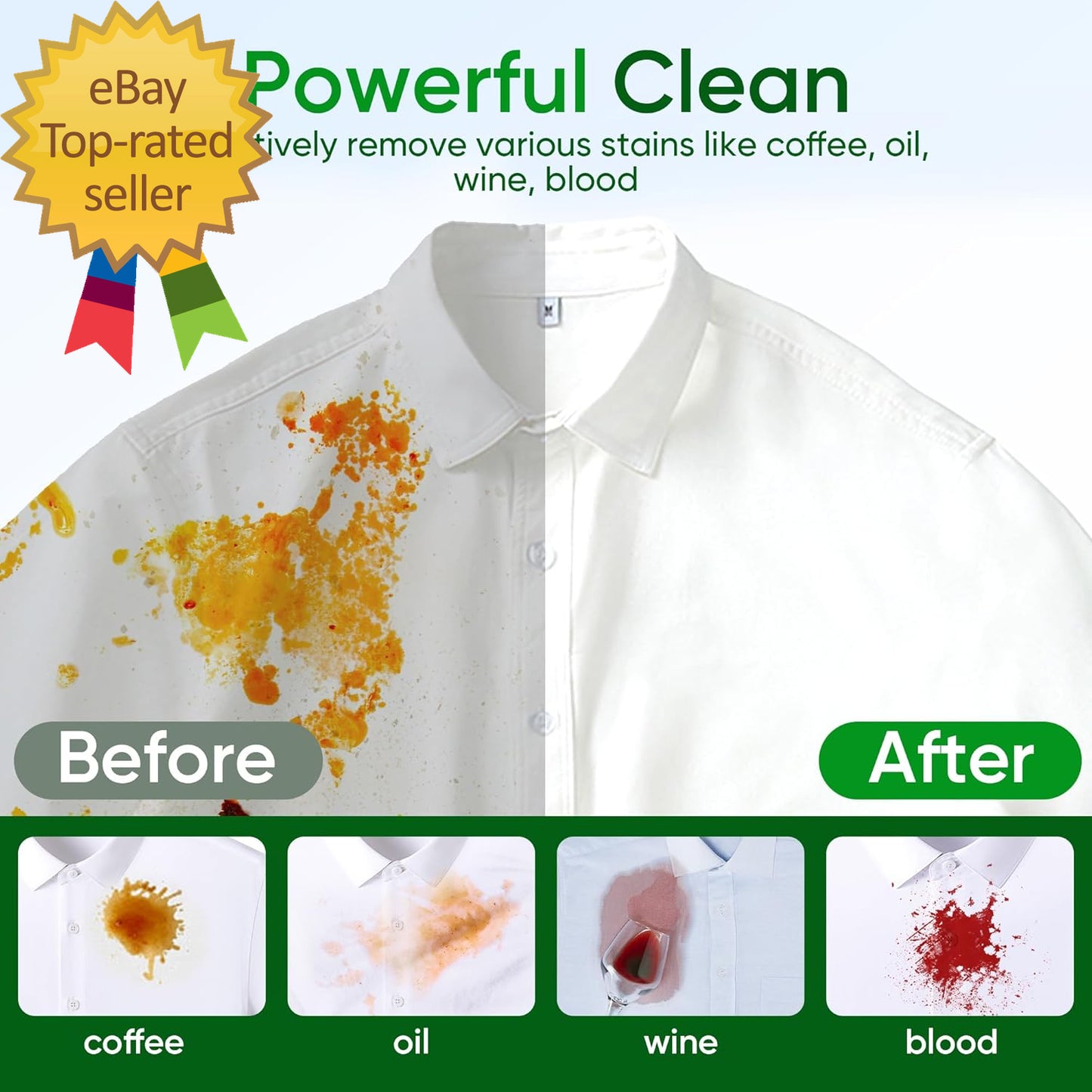Travel Laundry Detergent Sheets 300 Loads Eco-Friendly Washing Detergent Sheets