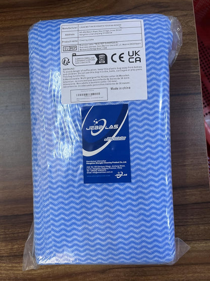 Cleaning Towels Dish Towels and Dish Cloths Reusable Towels,Handy Cleaning Wipes, Great Dish Towel, Disposable, Absorbent, Dry Quickly 60 Sheets/Pack,Blue