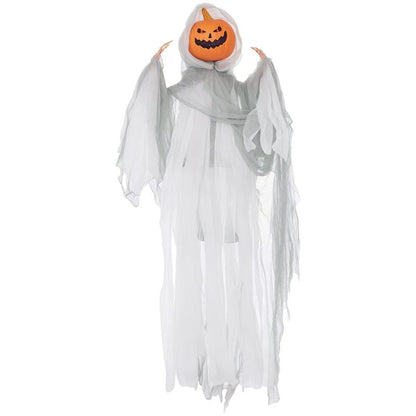 Halloween Decorations Life Size Outdoor Ghost/Clown/Witch, Sound and Motion Activated Animated Prop Animatronic Decor with Light up Eyes, Spooky Sound