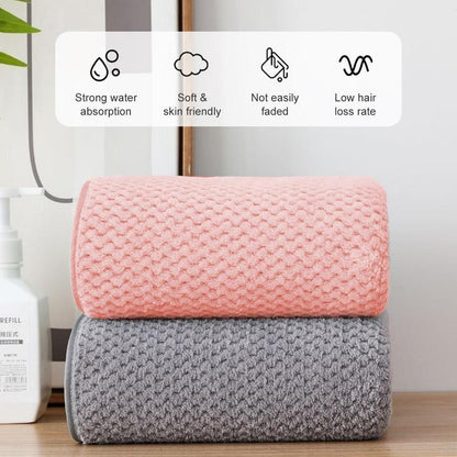 4 Pack Oversized Bath Towels Set - 35"X70" Extra Large Super Absorbent Quick-Drying Microfiber - Ultra Soft Bath Sheets for Spa, Gym, Travel & Home - Perfect Gift for Valentine'S Day, Family & Fitness Lovers
